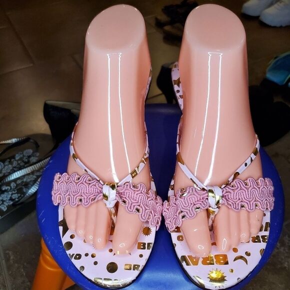 Vintage tess footwear pink sandals - Picture 8 of 15